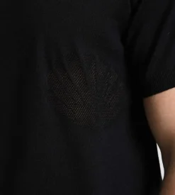 New Amsterdam Surf Association Zip Polo Knit Black