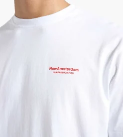 New Amsterdam Surf Association Flood Tee White
