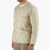 Taion Military Crew Neck Down Jacket Cream