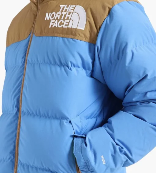 The North Face 92 Low-Fi Hi-Tek Nuptse Supersonic Blue Utility Brown
