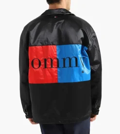 Tommy Jeans Cu Rev Clean Cotton Coach Jacket Classic Beige